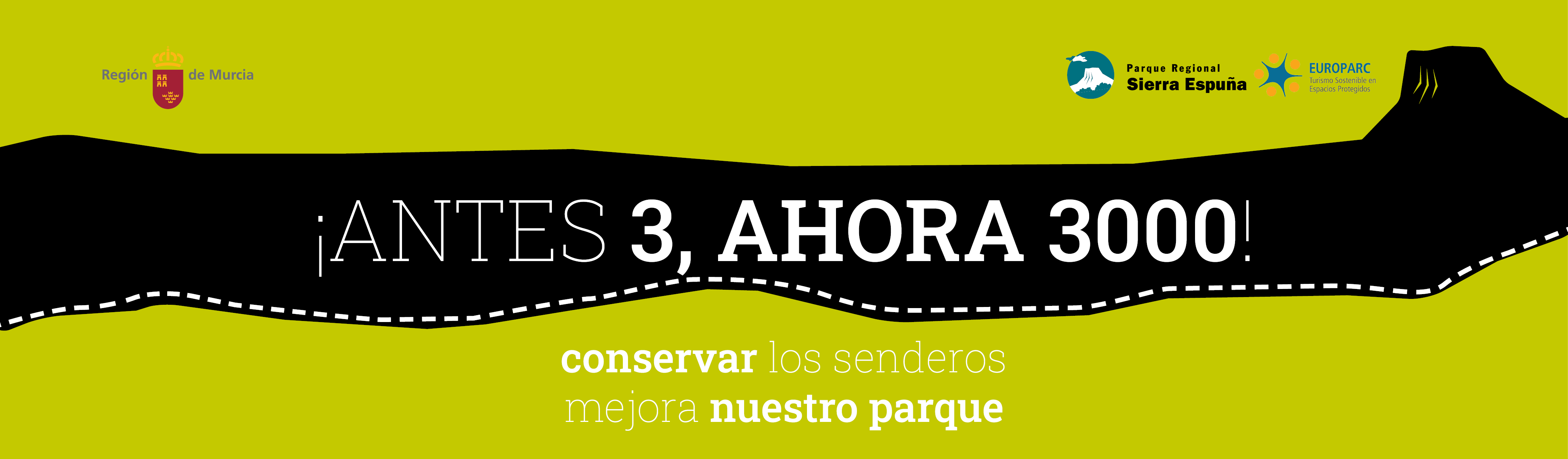 Conservar los senderos mejora nuestro parque