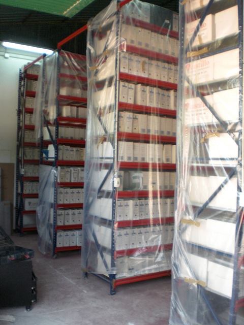 Imagen de las unidades de instalación del Archivo de la Naturaleza de la Región de Murcia